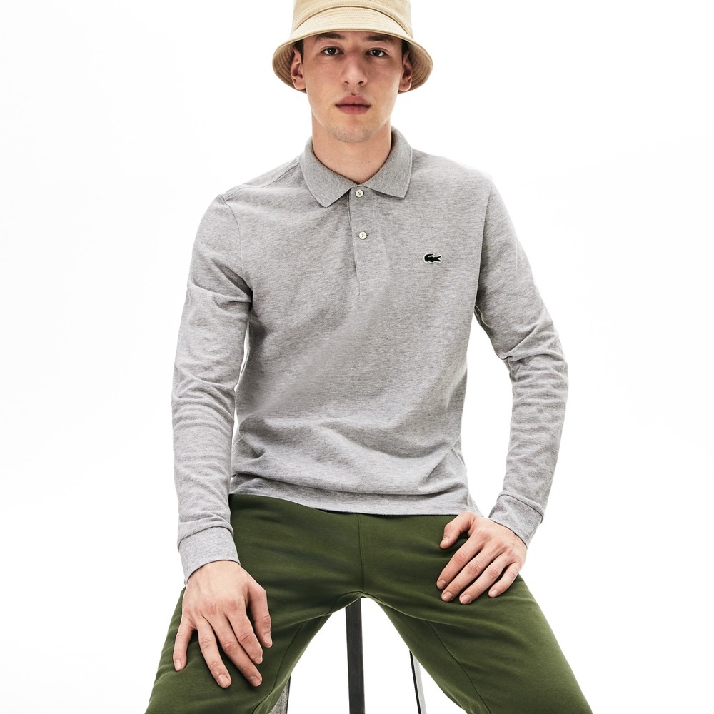 New Lacoste Long Sleeve Polo shirt